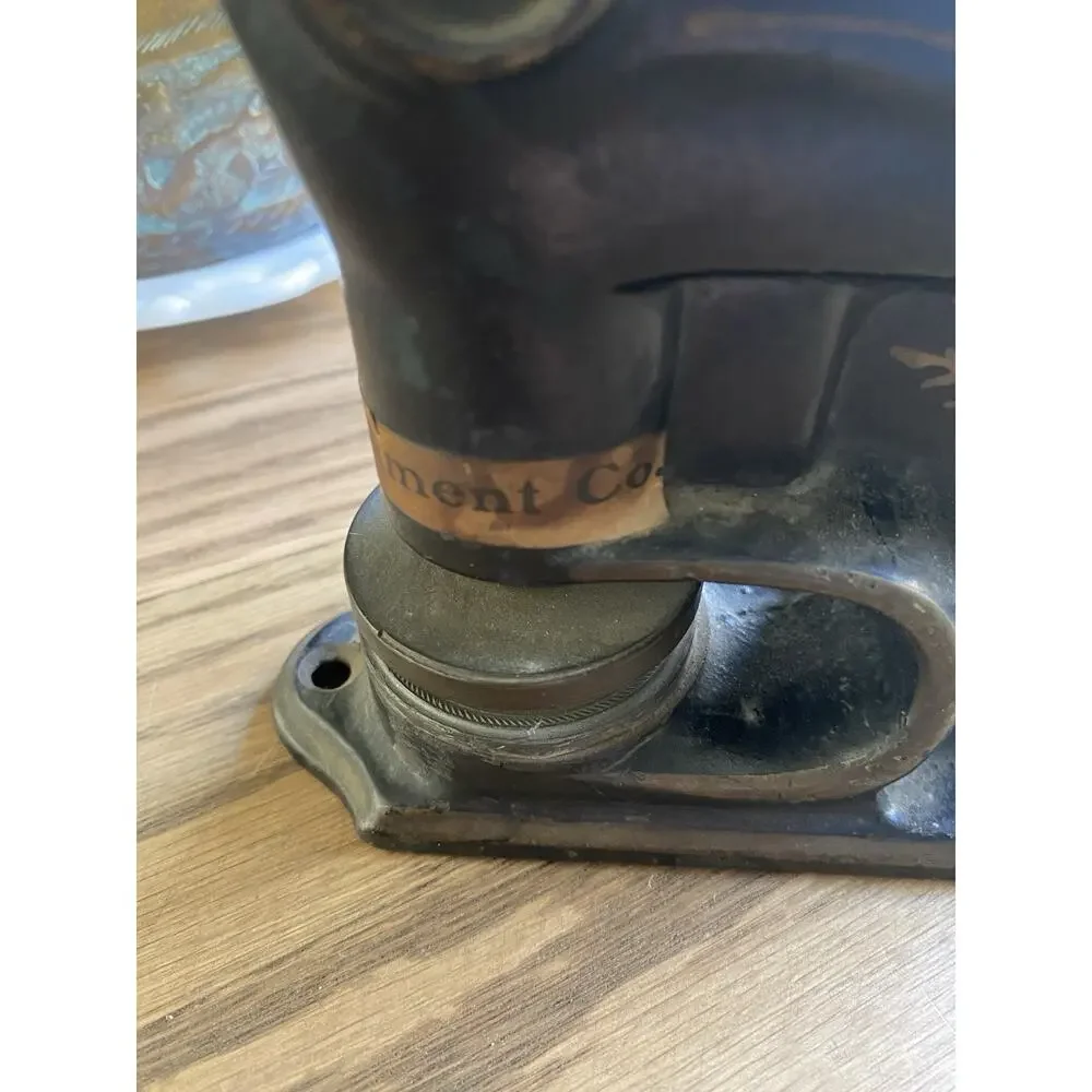 Antique Cast Iron Seal Embosser Bartlett Investment Co Antique Stamp Seal